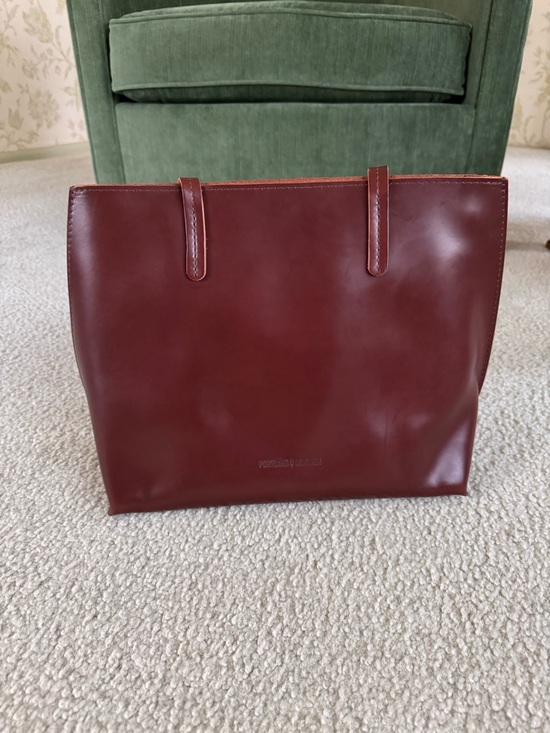 Portland Leather Handbags - Portland Leather Goods August Tote Chocolate Brown